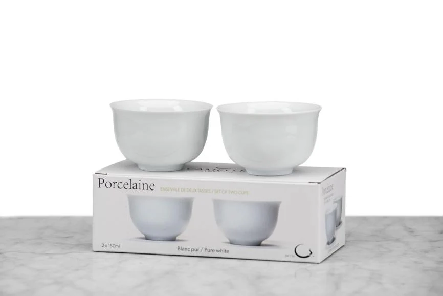 Camellia Sinensis Tea Cups - Set of 2 - Image 2